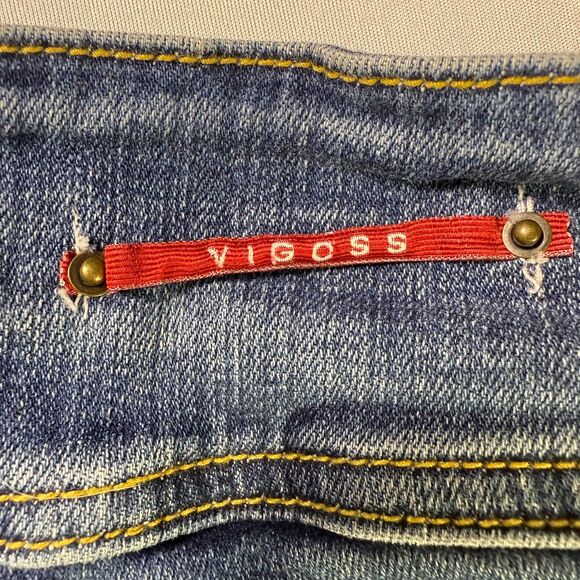 Vigoss Florence Bootcut Jeans, Size 7m, Medium Wash, Distressed, Buttons 2/$50 - Picture 10 of 16